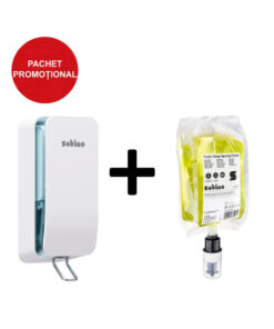 Pachet Premium Igienă: Dispenser Satino HYGINITY + Săpun Spumă Eco Spring Fresh 1L