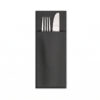 Servetele Cu Buzunar Silk Point NEGRU 32x38CM, 50/Pach